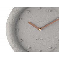 Nástenné hodiny Petra- Karlsson KA5717, šedá 30cm 
